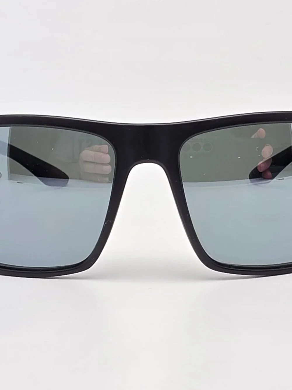 Hobie Eclipse R4L Matte Black Frame Polarized Silver Mirror Lens Sunglasses 58mm